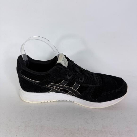 Asics Lyte Classic Athletic Running Sneakers Women's 8.5 Black Lace-Up Low Top - Picture 3 of 10
